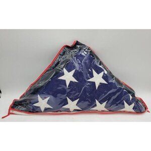 U.S. Folded Flag with Plastic Cover Case‎